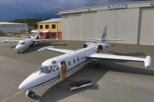 The maintenance facilities of Exec Jet Club in Gainesville, Florida. It has reportedly closed operations.