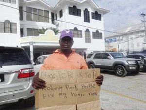  Gilbert Campbell said the Ministry must repair his home 