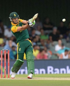  Faf du Plessis made the most of more time in the middle. (Gallo Images)