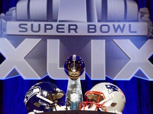 Game on ...NFL Super Bowl XLIX ...who will win. (Kirby Lee, USA Today Sports)