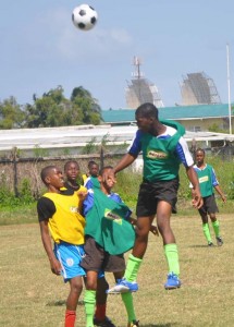 (Flashback) - Part of the action in the Milo Under-20 Schools Football Competition.   