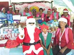 The members of the ECHS with Santa recently 