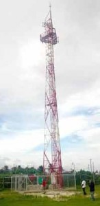One of the 54 LTE towers – This one is located at Skeldon, Berbice. 