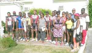 The respective winners and organizers following the presentation of prizes at last year’s race.