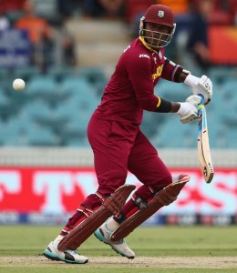 Marlon Samuels shared a double-century stand with Chris Gayle.