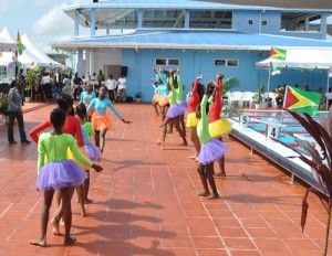 National School of Dance perform at the Commissioning of the Warm-up pool.