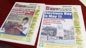 Two recent editions of the New York newspaper prepared by GINA.