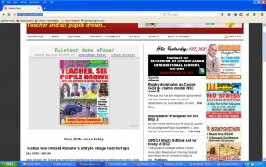 Kaieteur News website has been under severe attack in recent weeks.