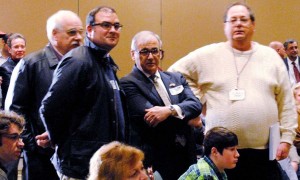  Joshua Morrow, (dark hair/glasses, standing second left) is PPP’s new media whizz. (Photo sourced from PoliticsPA.com)  