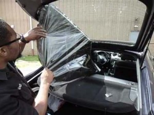 The police have been selectively ordering the removal of tint from vehicles.