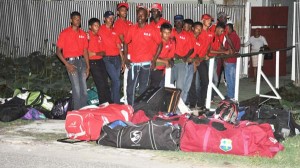 The Berbice players who were awaiting transportation at the GCB Hostel to head back home last evening had a change of heart.  