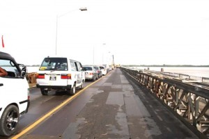 The aging Demerara Harbour Bridge is consistently hitting the 10,000 westernly daily traffic mark, authorities say.