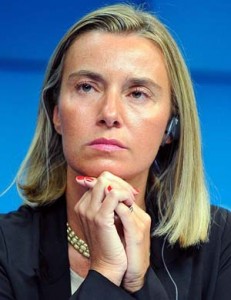 EU’s High Representative and Vice-President, Federica Mogherini