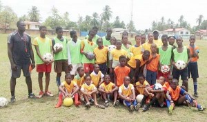 Schools and clubs across Guyana received football equipment from non-profit organisation GIFA.