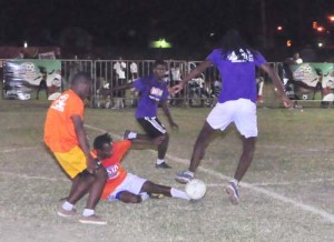 Action in one of the matches in this year’s competition.
