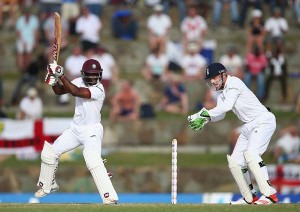 Devon Smith battled impressively during the final session, West Indies v England, 1st Test, North Sound, 4th day, April 16, 2015 ©Getty Images