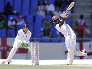 Jermaine Blackwood was not afraid to attack, West Indies v England, 1st Test, North Sound, 3rd day, April 15, 2015 ©Associated Press