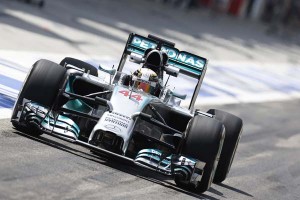 Lewis Hamilton took pole position for today’s race. (foxsports)