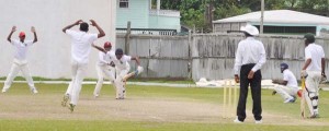 Renaldo Mohamed gets himself into a tangle against Daniel Lewis at Wales yesterday.