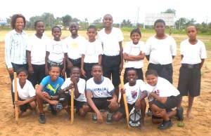 Members of the winning Soesdyke Primary School team.