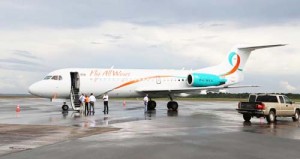 A Surinamese owned airline that has been banned from flying to the EU was reportedly offered lucrative concessions to make Guyana a hub.
