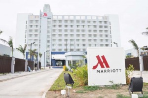 Marriott Hotel is set to open officially today for business.