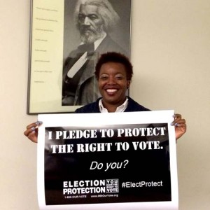 As a voters’ rights lawyer, protecting the democratic rights of citizens are high on Marcia’s agenda