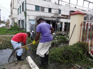  Clearing the drains!