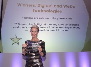 Digicel took home the “Best Consumer Service Innovation” Award for its Easypay utility payment service in Papua New Guinea which was collected by Digicel Board Member, Vanessa Slowey.
