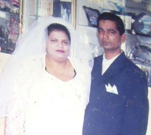 Ramesh Puran and his wife.