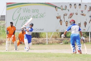 Vishaul Singh on the go against GYO at Everest