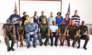 GDF and US Embassy officials at the appointment ceremony.