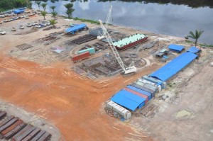 File Photo: Bai Shan Lin’s ship building yard in Linden, Region 10.