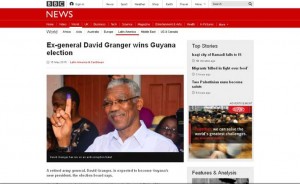 BBC has been one of the international news agencies closely following Guyana’s 2015 General and Regional elections.