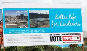 The billboard had previously been commissioned as a GWI ad but instead was changed to be used as a campaign tool for the PPP/C.