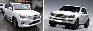 High end vehicles like the Lexus 570 and the Mercedes SUV see duties running up to $100M for each.