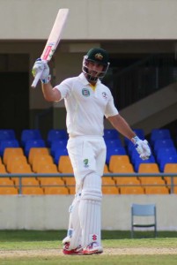 With Chris Rogers ruled out, Shaun Marsh will have another opportunity to boost his chances of retaining his place in the side for the Ashes © WICB Media/Adriel Richard 
