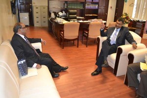 Minister of Public Security Khemraj Ramjattan, and Indian High Commissioner to Guyana, Mr. Venkatachalam Mahalingam.