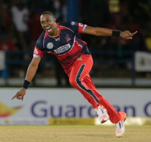 Dwayne Bravo led from the front  for the Red Steel taking 5-23. (CPL)