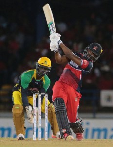 HITTING OUT! Darren Bravo smashed  six maximums out of the park. (CPL)