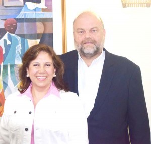Ambassador Holloway and wife Rosaura