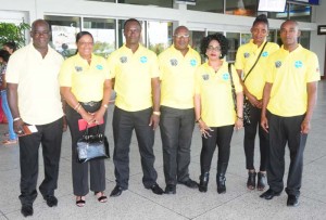 Part of the GDA team at the Cheddi Jagan International Airport, Timehri copy