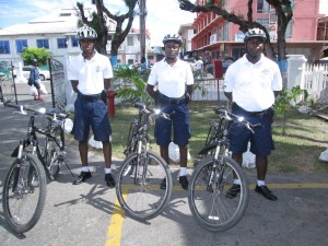Members of the Bicycle Patrol Unit