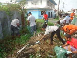 The clean-up Guyana initiative has dwindled.  