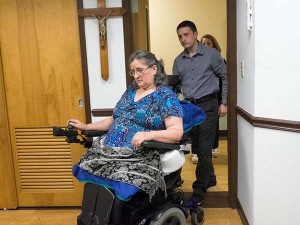 Mariya Plekan testified in court in the Market Street building collapse trial. She lost both legs in the 2013 tragedy.