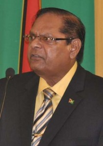 Prime Minister,  Moses Nagamootoo 