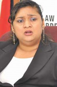 Former Minister of Education, Priya Manickchand