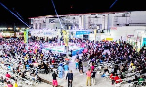 The immaculately laid out and packed Giftland Mall, which hosted the Caribbean Knockdown Boxing Card October month end. 