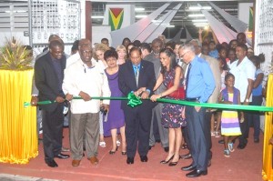 the ribbon cutting which launched the expo.