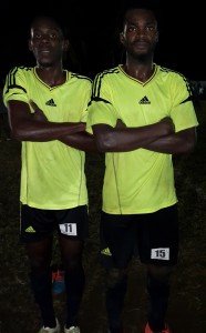 Romel Matthews (left) and Dexter Archer - Grove Hi Tech scorers.